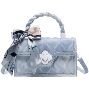 2026 Custom Durable PU Leather Girls Handbag Fashionable Two Shoulder Cross-Body Bag 1-1.9L Waterproof Cover Year-Round