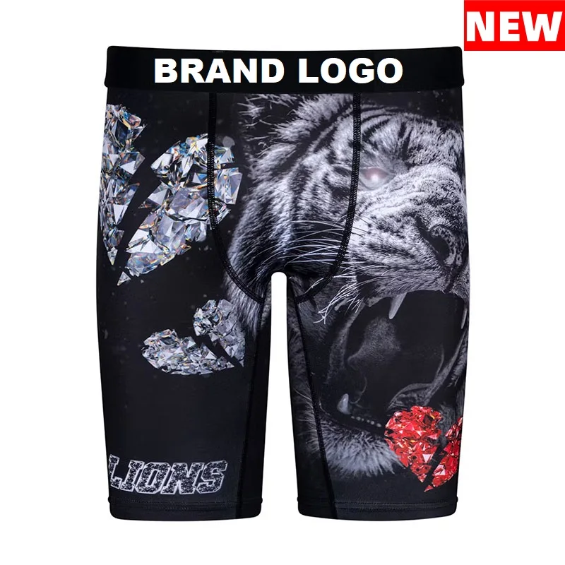 Digital 3D Printed Designer Graphic Ethikaed Underpants Tight Shorts Polyester Spandex Ethikaes Underwear Men Boxer Briefs