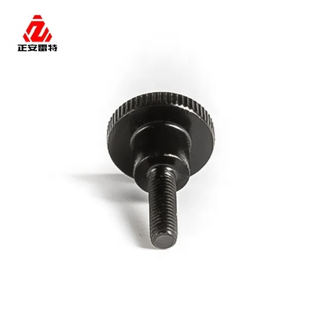 LEITE Computer PC Graphics Card M3x12mm Knurled Head Thumb Screws Black