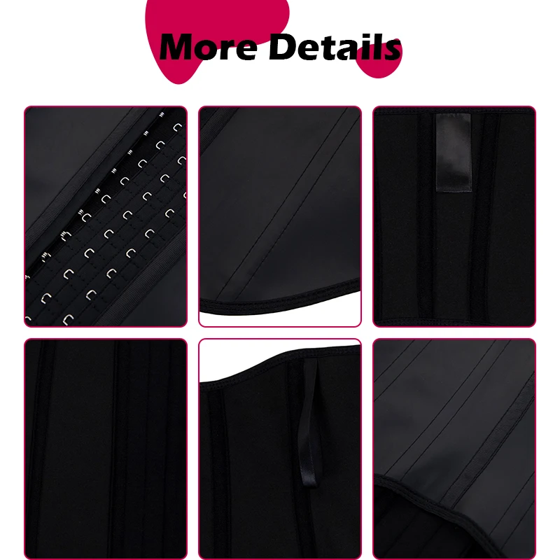 Slimming Short Torso W Waist Trainer Corset Shaper Tummy Control Waist Supporter Belt Trimmers Latex Waist Trainer