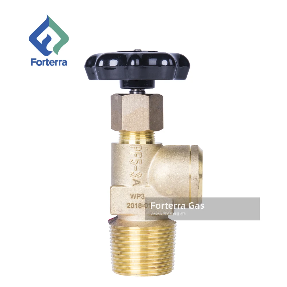 Industry 300bar Brass Acetylene Gas Cylinder Valve Needle Type Pf53a