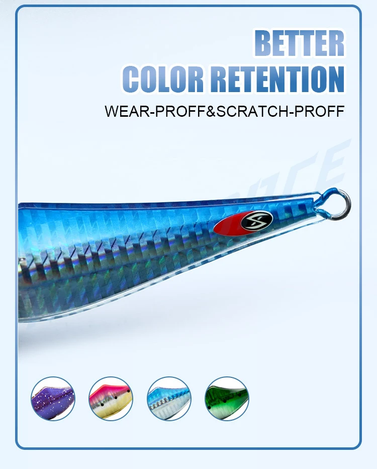 Epoxy Jigs Hard Body 60g/100mm Oem Artificial Epixy Resin Lure Metal