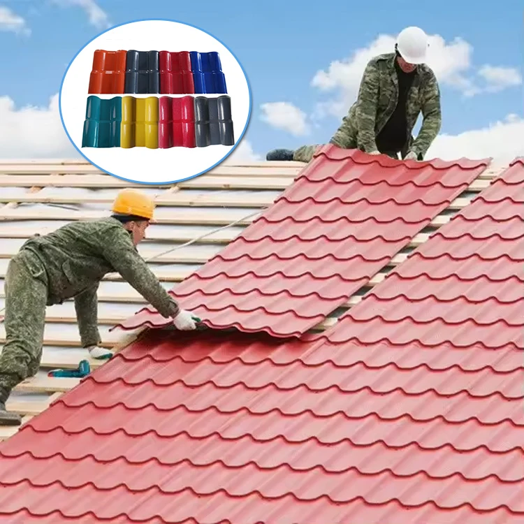 Низкая цена ПВХ пластиковый лист крыши Asa синтетическая смола черепица гофрированная композитная пластиковая