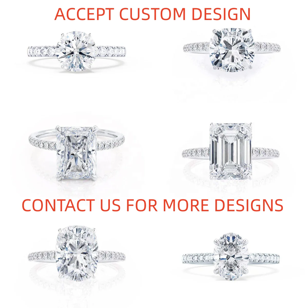 Custom Engagement 14k Solid Gold Lab Diamond Ring Igi Certified Cvd Lab