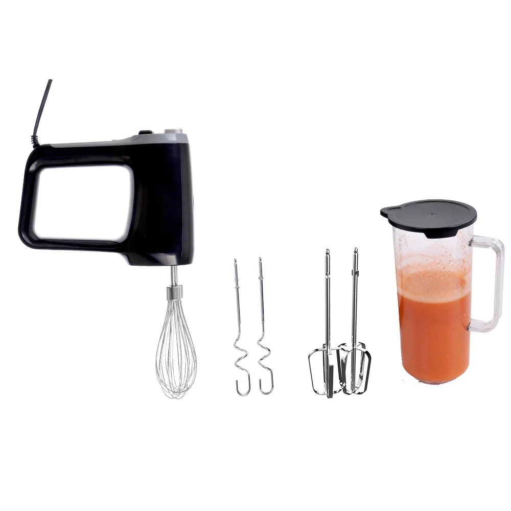 High Quality  6 in 1 Manual Industrial Food Mini Electric Processor Machine and  Hand Blender Mixer Beater for Drink