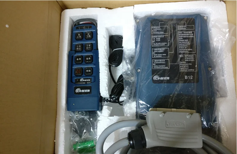Professional Industrial Crane Control Joystick Transmitter Receiver Wireless Radio Remote Control