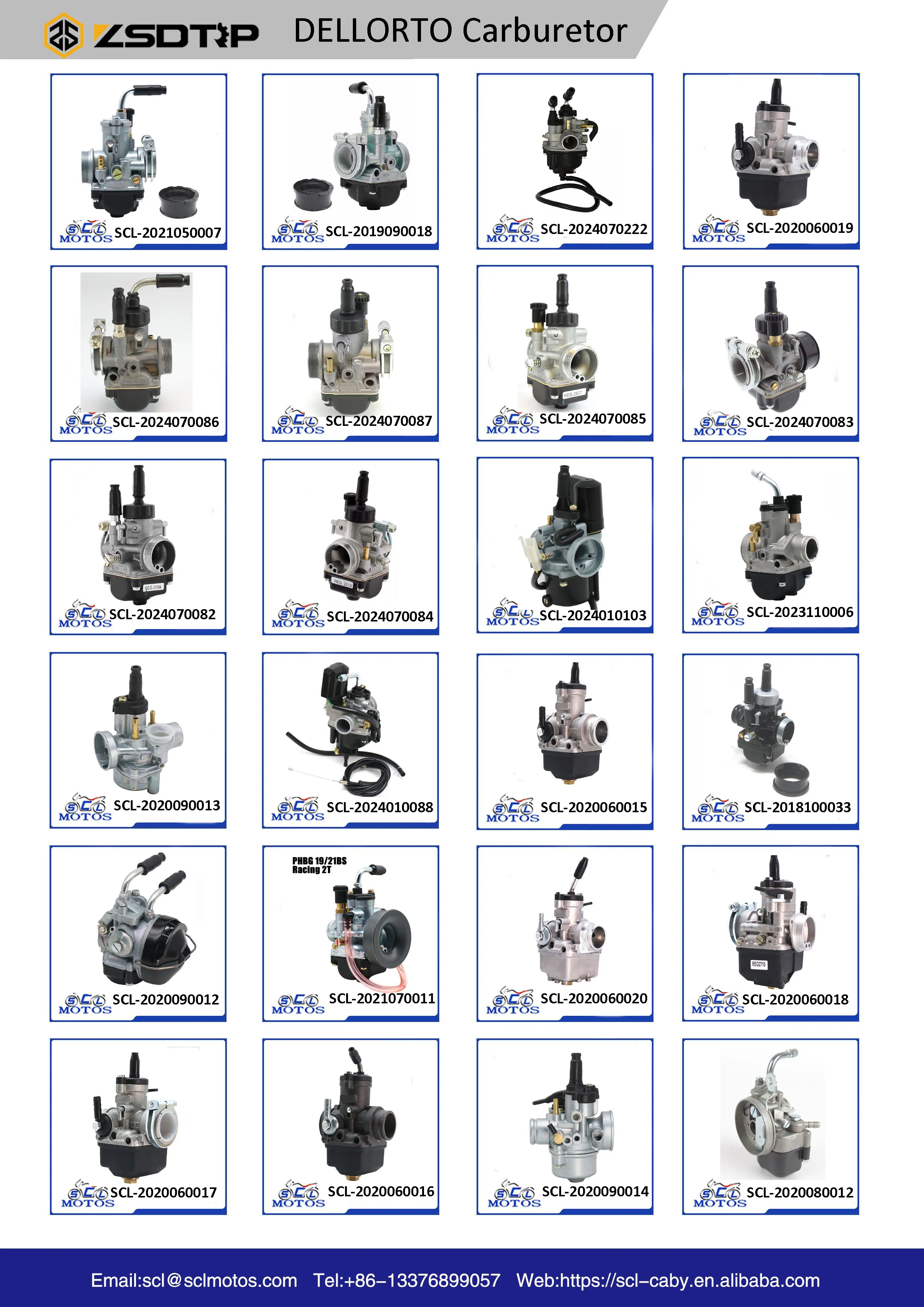 PZ32mm Carburetor for 175cc-250cc Racing Motorcycles, Dirt Bikes
