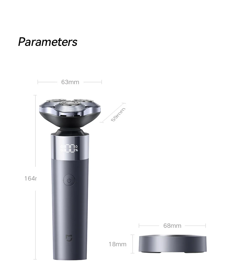 Xiaomi Mijia Electric Shaver S302 Men's Full Body Water Wash Ultra Long Endurance Portable Shaver CN Version