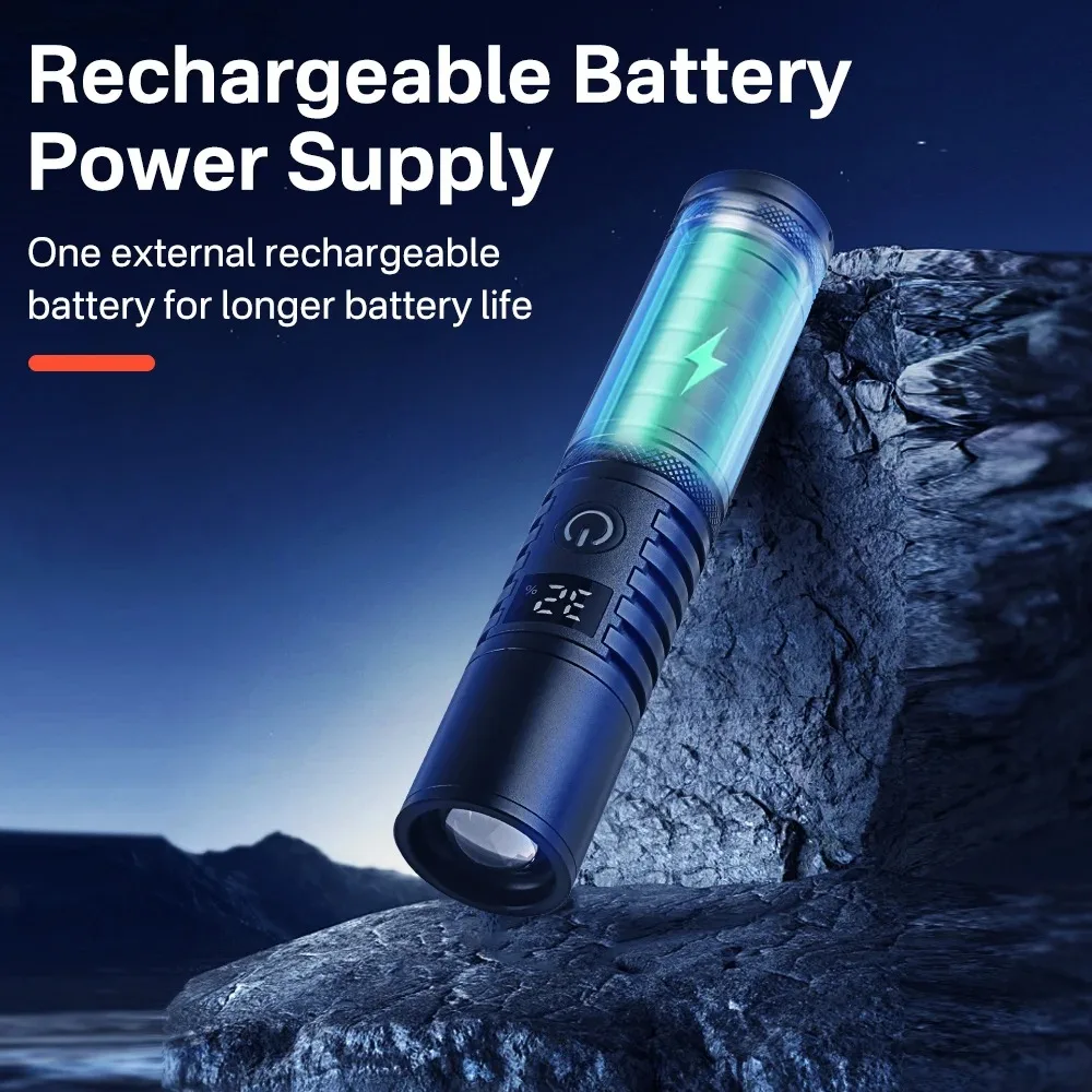 26650 rechargeable battery flashlight Shop Order a replacement battery or extend operating time by purchasing an additional battery for your HUSKY light Brightenlux 26650 Battery Zoomable Powerful