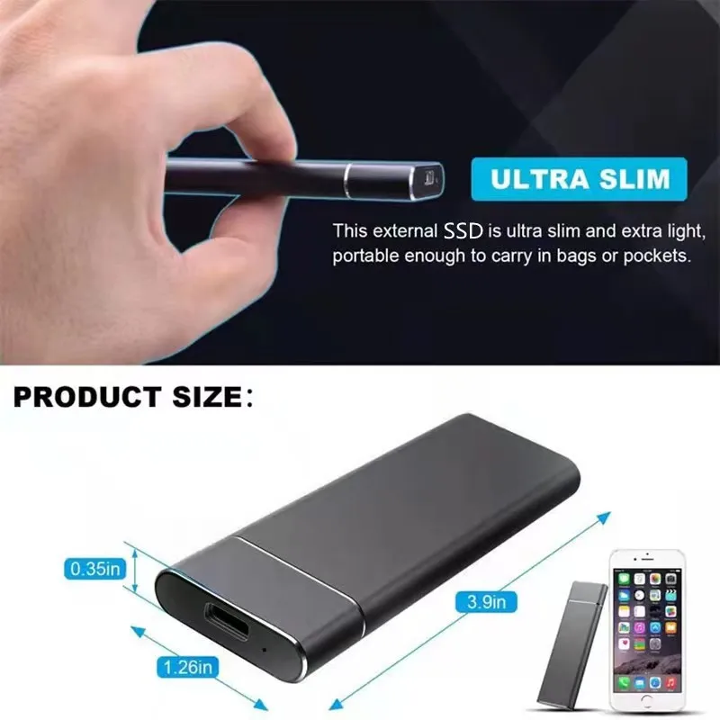 Portable 4TB SSD Type-C USB 3.1 Hard Disk - Image 4