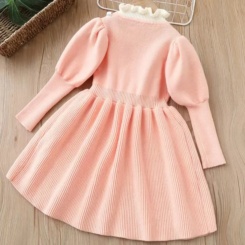 Winter Warmth: Year Old Child Frock Design Wool Acrylic