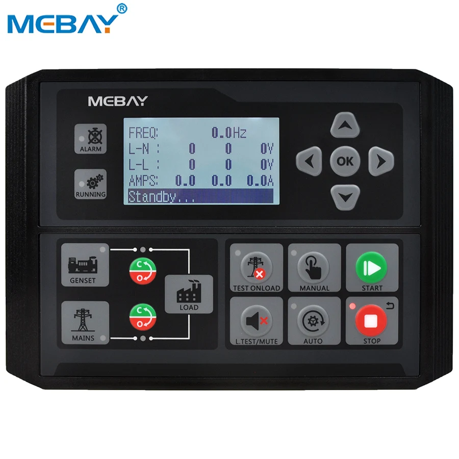 MEBAY Remote Start Manual Genset Controller DC42D MK4 AMF Function