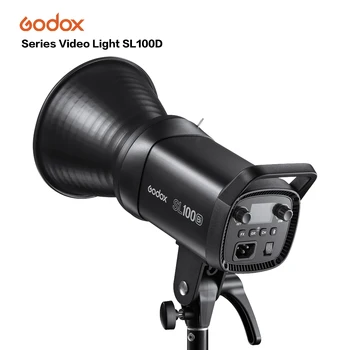 Godox SL100Bi 100W 2800-6500K White Yellow Version LCD Panel LED Video Light Continuous Output Bowens Mount Studio Light detail image