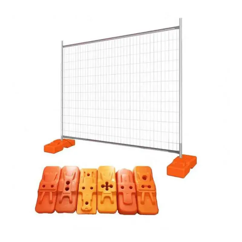 AU Foshan Used Heavy-Duty Temporary Steel Fence Panels Diamond-Hole Shape Wire Usage Stand Available
