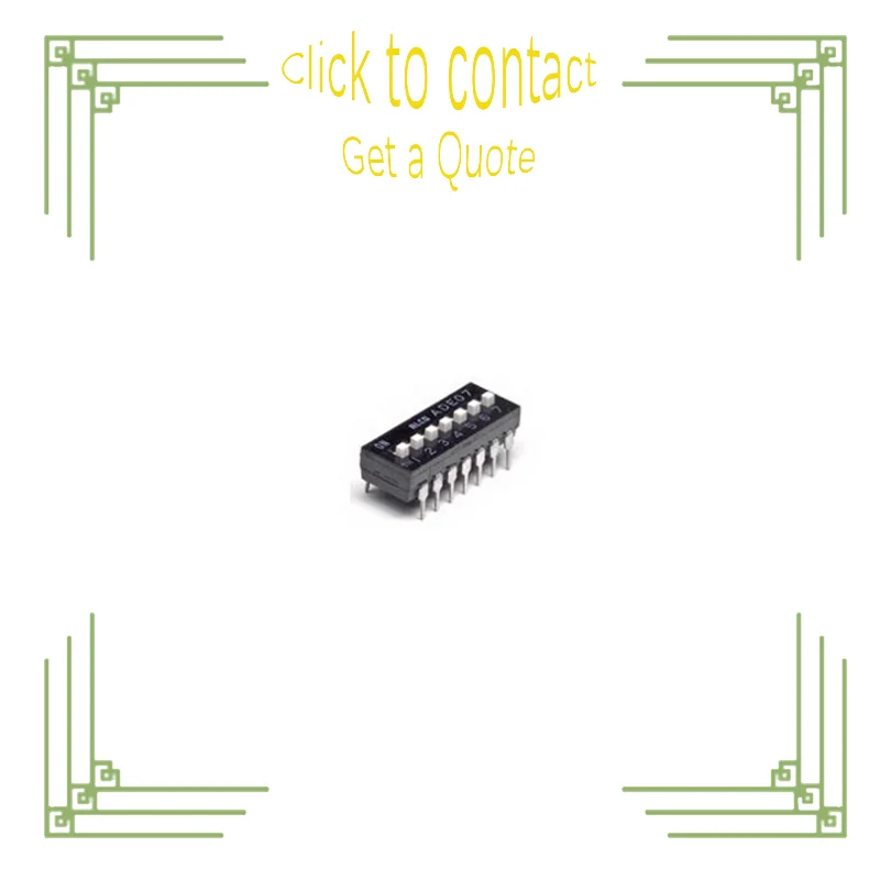 ADE02 ADE0204 Switch DIP OFF ON SPST 2 Extended Slide 0.1A 24VDC 0.4VA PC Pins 2.54mm Thru-Hole