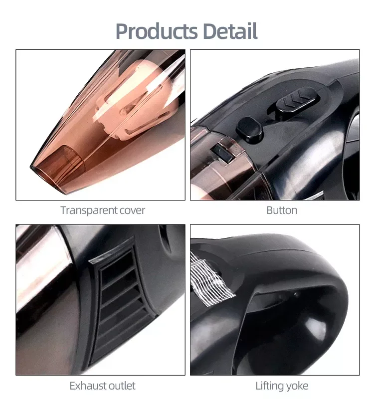 Car Vacuum Cleaner Dc 12 Volt 120w Multifunction Cyclonic Wet / Dry