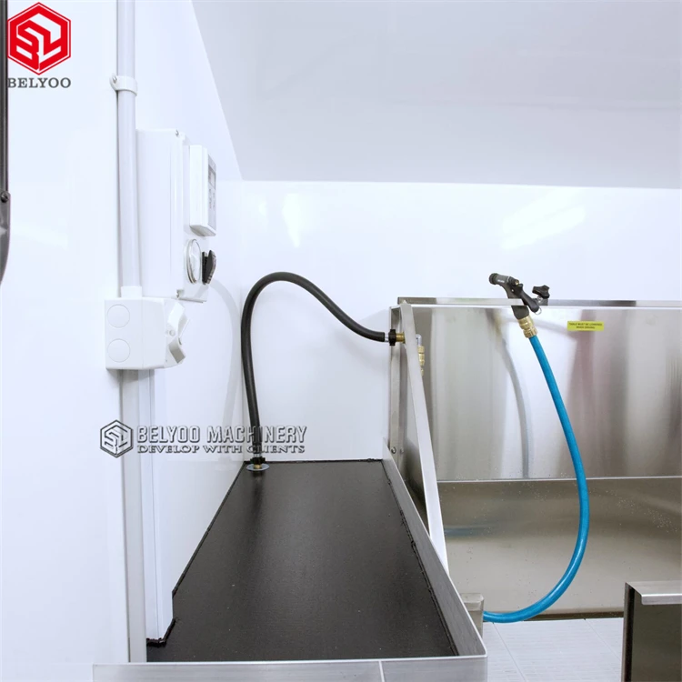 Estación de lavado de mascotas móvil, furgoneta, camión, carro de