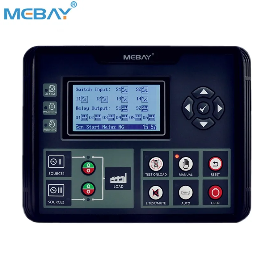 Mebay ATS Generator Controller ATS520 ATS Control Module Panel