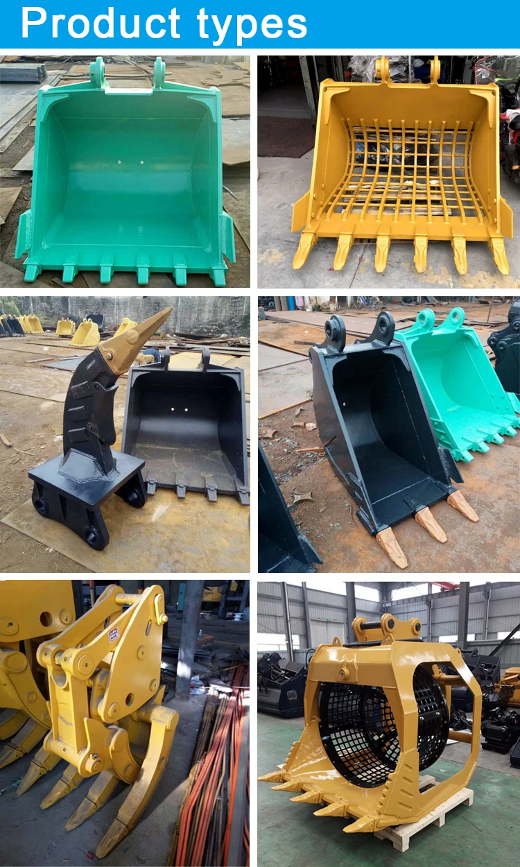 Rock Digging Heavy Duty Excavator Bukcet Mini Excavator Bucket ...