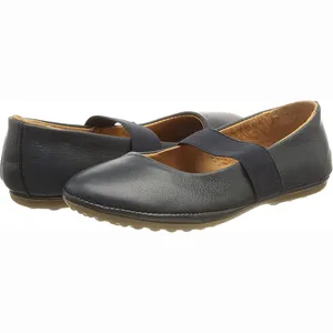 New Style Accept Customized Logo Factory Direct Sale Cow Leather Flats Shoes for Girls