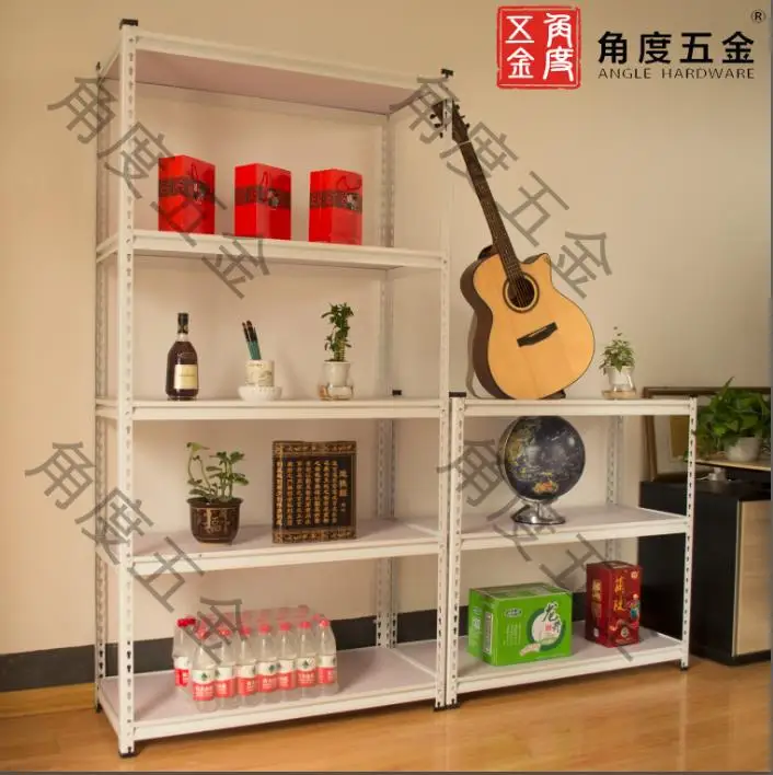 JD 5 Layer Shelving Importer  Bolt Free Steel  Angle Post  Rack Withl Wooden Boards  Iron Angle Steel Post Light Duty Muscle