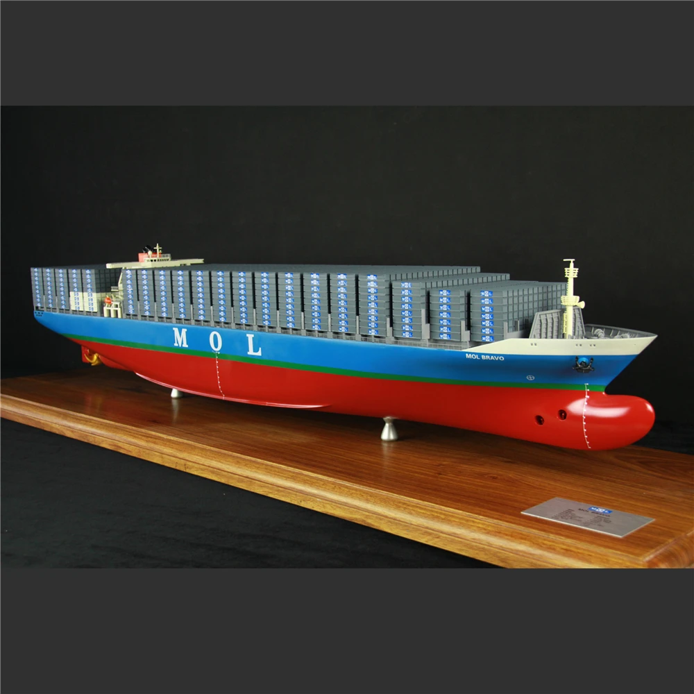 127cm MOL container ship model shipping model customization scale container ship model O.A.S shipmodel