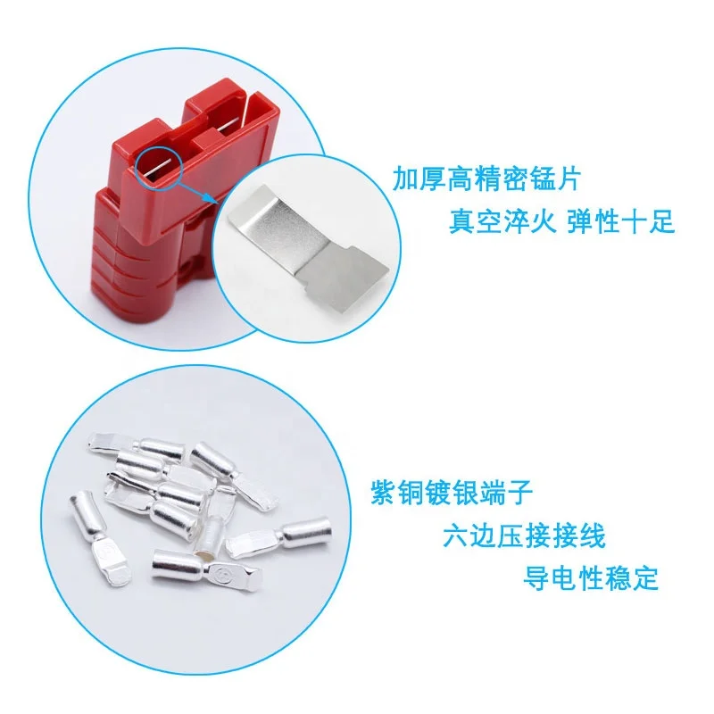 50A 600V High Current Gray Anderson Powerpole Connector