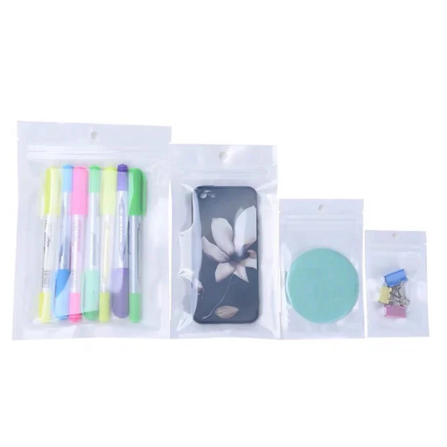 Emballage de détail en plastique à fermeture à glissière auto