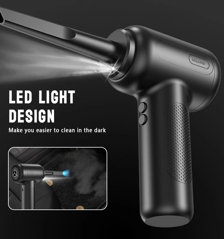 Electric Compressed Air Duster Clean Canned Air Spray Blower For