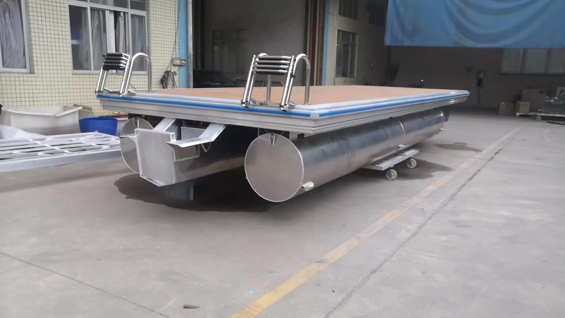 Aluminium Gangway For Plastic Floating Pontoon Dock - Buy Floating ...