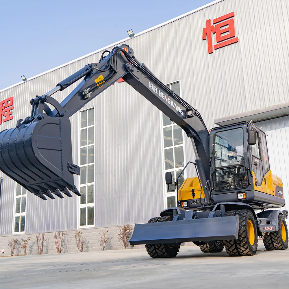 Высокое качество колесный экскаватор 8 тонн производитель четыре колеса excav