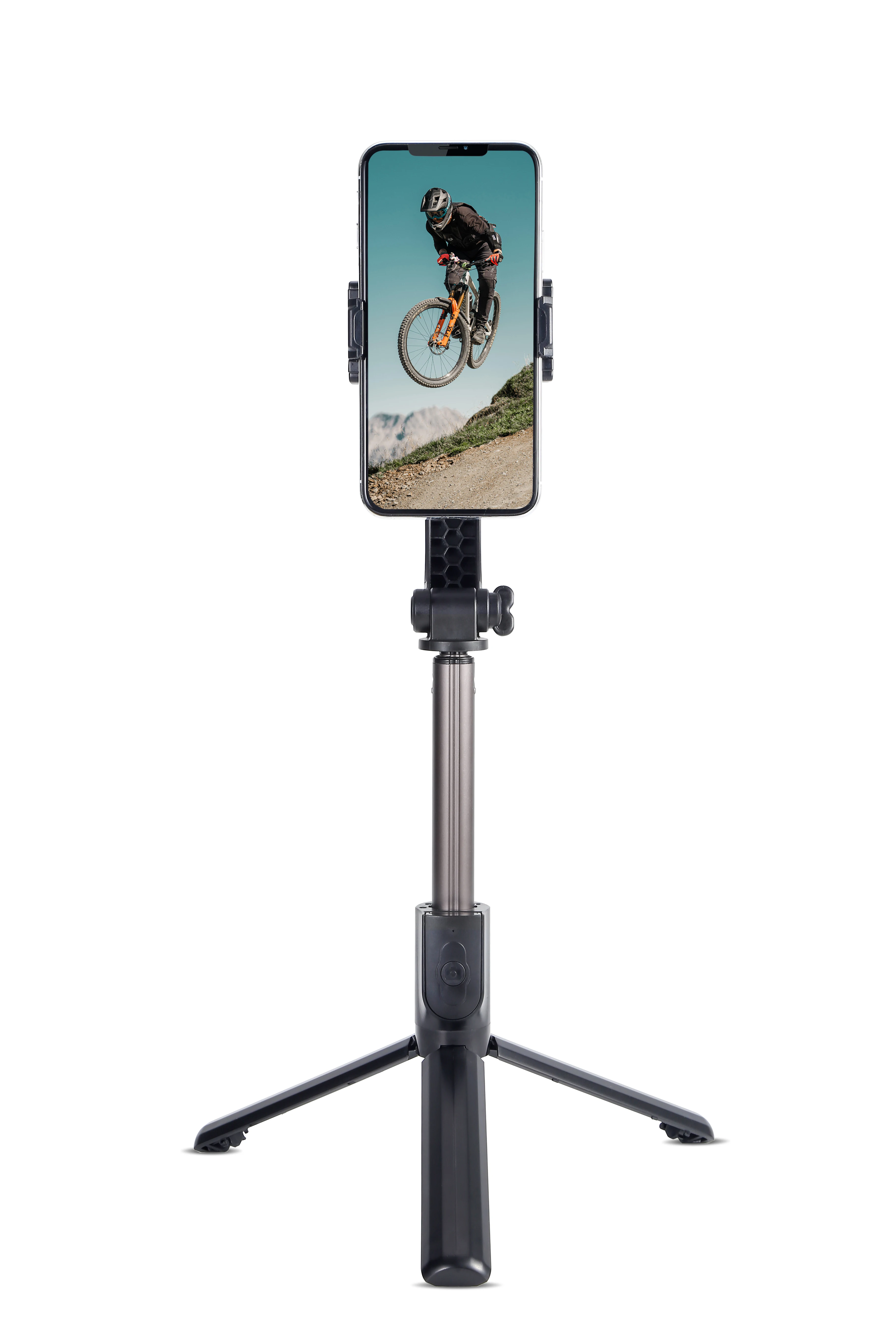 Tripod Stand Smart Selfie Stick with 360 Rotation Gimbal for Phone for Live Streaming Equipment