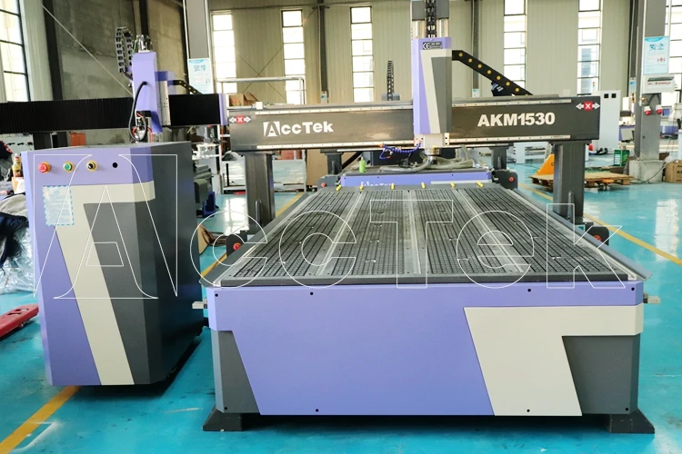 Cnc Router AKM1530 Wood Engraver Machine 5*10ft 3015 T Slot Vacuum Table 3.2KW 3.5KW Spindle Aluminium Wood Acrylic Pvc Plastic