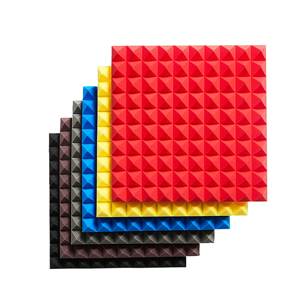 Dongguan Factory 8 Pack 50X50 Acoustic Foam Panels for Studio and Hall Flooring