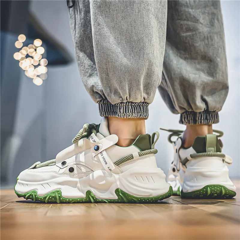 Men's Sports Shoes Breathable Mesh Surface Stitching Running Sports