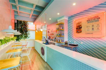 Plasma Nodo Have Designed Soft Touch, A Colorful Ice Cream Store In Colombia