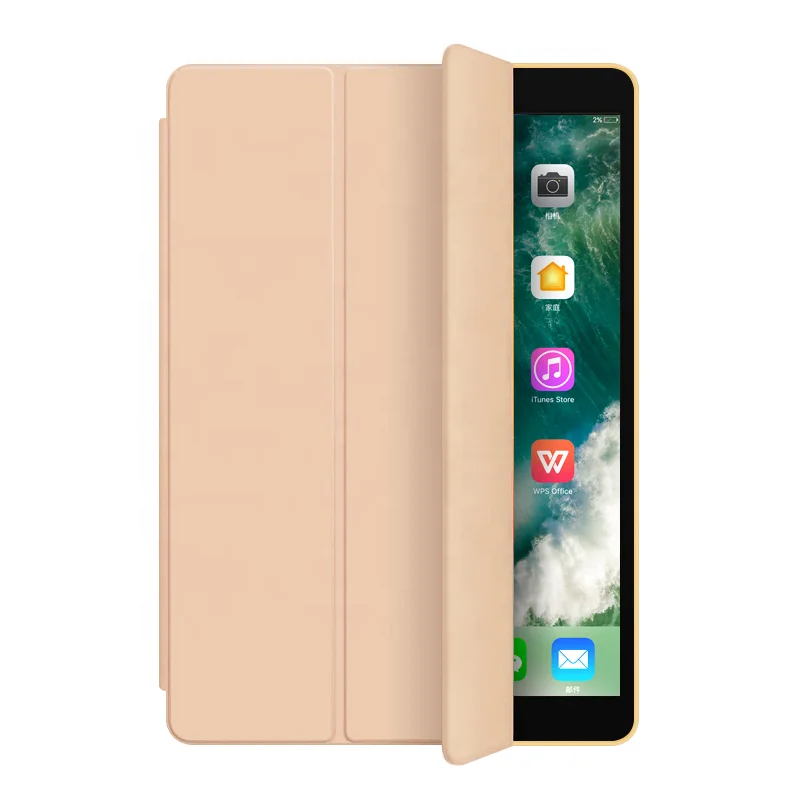 For iPad Back Cover Tablet Case 10.2 Inch Black Soft Silicone Shockproof for New PU Leather for Ipad 9th Generation 10.2