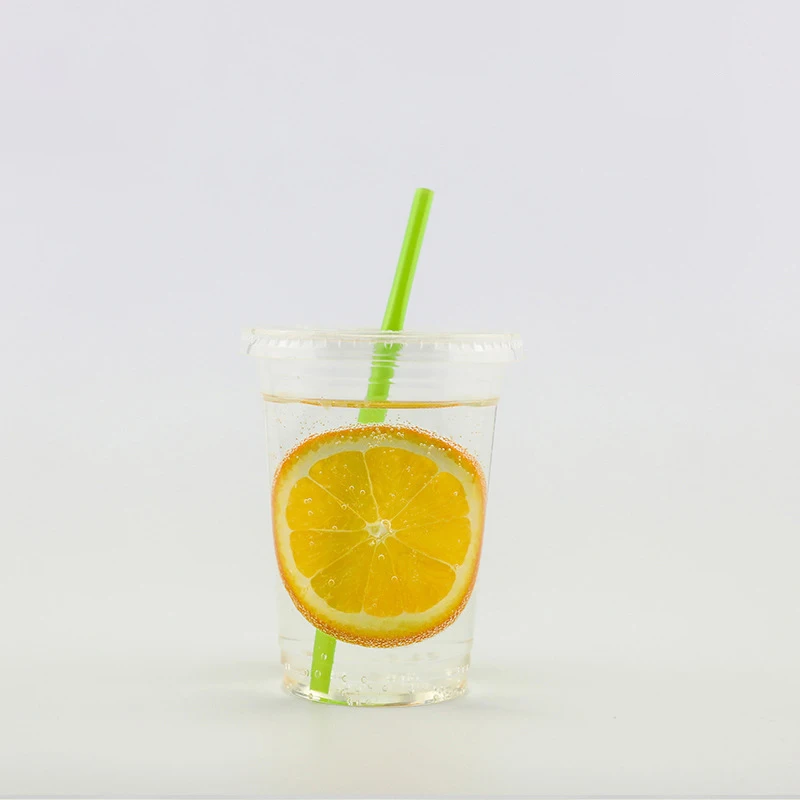 95mm PLA Clear Cup Biodegradable Disposable Cup for Cold Drinks Compostable