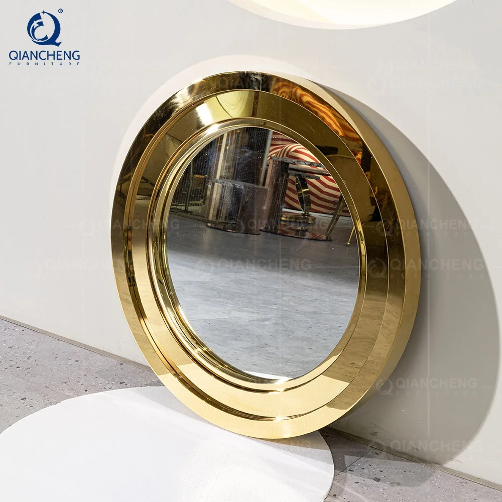 Best Seller Modern Luxury Living Room Decoration Wall Mirror Gold