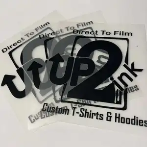 Custom Logo Iron on Heat Transfer Printing for Tshirts Plastisol Heat Transfer Vinyl Sticker Label