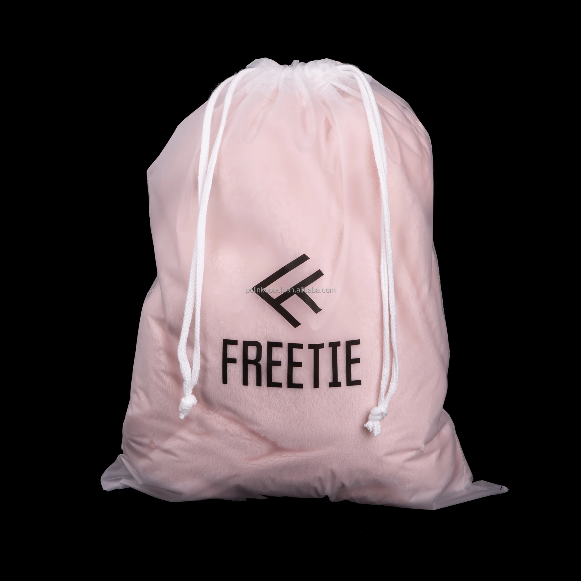 Customizable Size Disposable Thick Drawstring Plastic Bag Durable PE  Packing for Household Liquid Storage