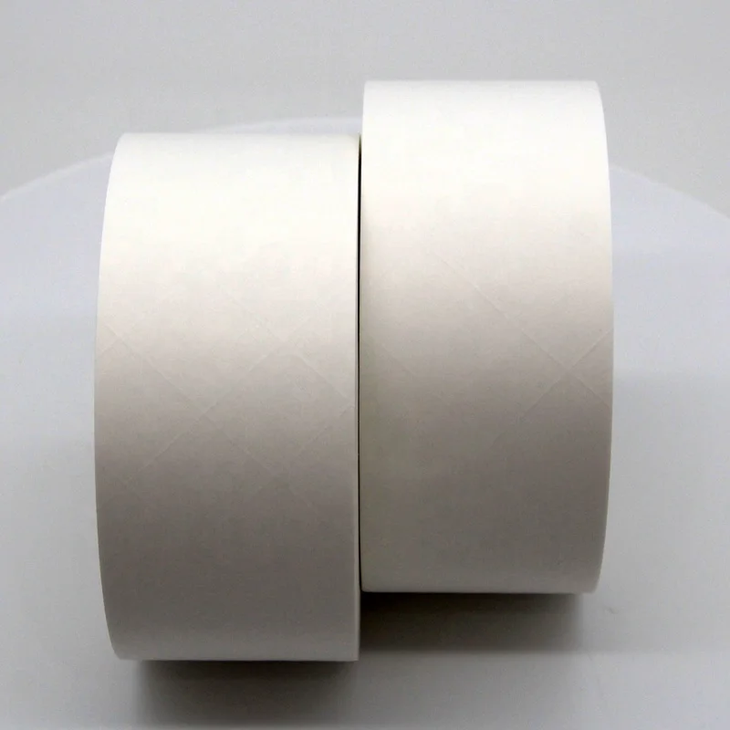Белая Экологически чистая биоразлагаемая лента из крафт-бумаги, упаковочная лента с логотипом