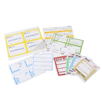 Waterproof Label Sticker BarCode/QR Code Printing For Custom Label Sticker