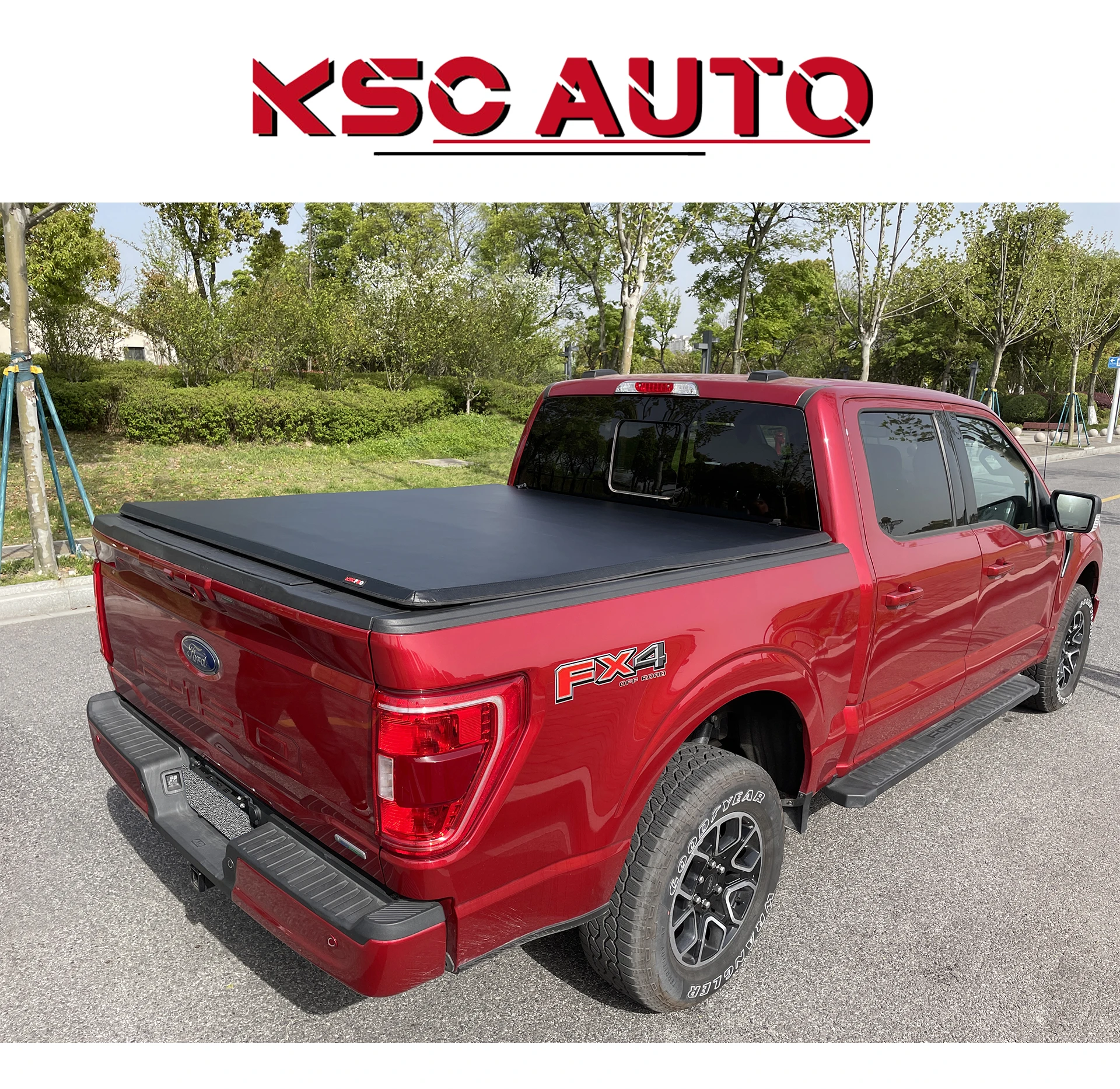 Kscauto Sr Series Soft Roll Up Truck Bed Tonneau Cover For Dodge Ram