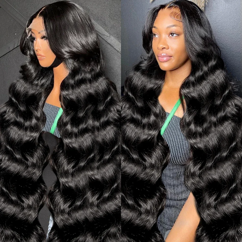 30 inch Body Wave Lace Front Human Hair Wigs Brazilian Lace Closure Wig Lace Frontal Wigs For Women_voghion.com