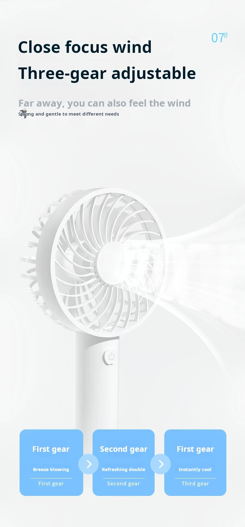 Portable Fan, 5.0, USB - detail 14