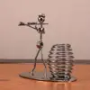 colorful Metal Transverse Flute Little Iron Man