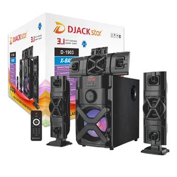 DJACK STAR D-1903 Floor Standing Speaker Home Theatre System Tower Dj Bass Speaker with table speaker smart home portable audio