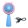 led mini fan blue