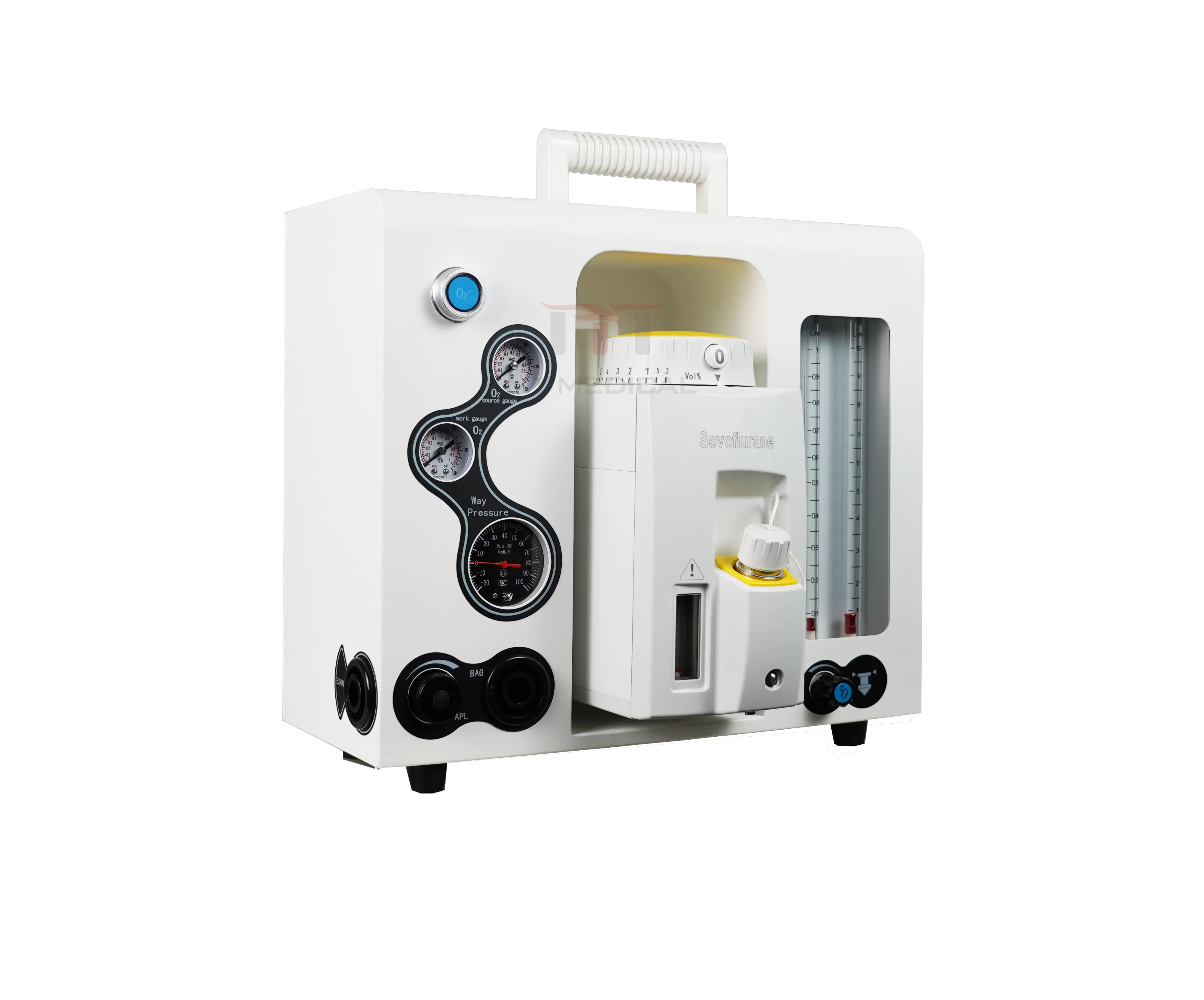 MT MEDICAL  Professional Veterinary Use Portable Anesthesia Machine with Sevoflurane Vaporizer for Hospital